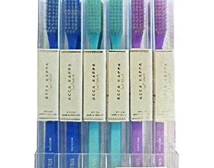 Acca Kappa Soft Manual Toothbrush with Nylon Bristles 570 3 Hot on Sale