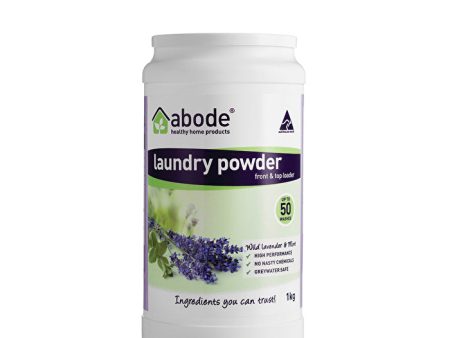 Abode Cleaning Products Abode Laundry Powder (Front & Top Loader) Wild Lavender & Mint 1kg Cheap