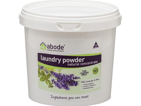 Abode Cleaning Products Abode Laundry Powder (Front & Top Loader) Wild Lavender & Mint Bucket 4kg Cheap