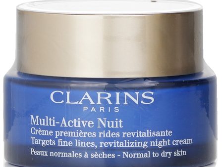 Clarins Multi Active Night Targets Fine Lines Revitalizing Night Cream (For Normal to Dry Skin)  50ml 1.6oz Cheap