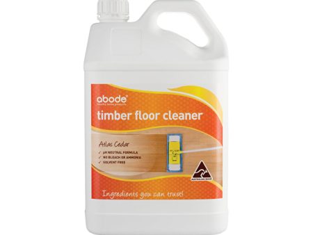 Abode Cleaning Products Abode Timber Floor Cleaner Atlas Cedar 4000ml For Discount