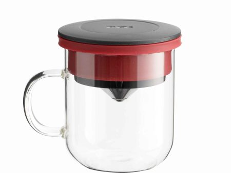 PO: Duo Dripper Mug 2.0  Red - 350ml on Sale