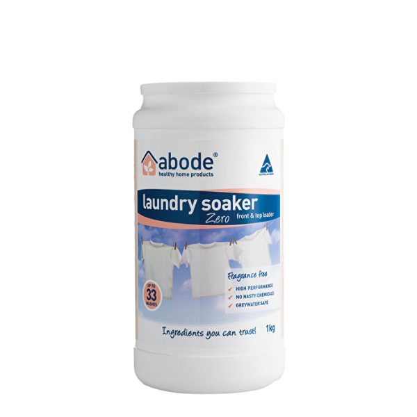 Abode Cleaning Products Abode Laundry Soaker (Front & Top Loader) Zero 1kg Sale