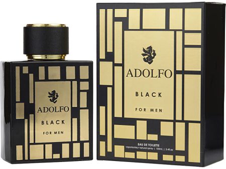 Adolfo Dominguez Adolfo Black Eau De Toilette Spray 100ml 3.4oz For Sale