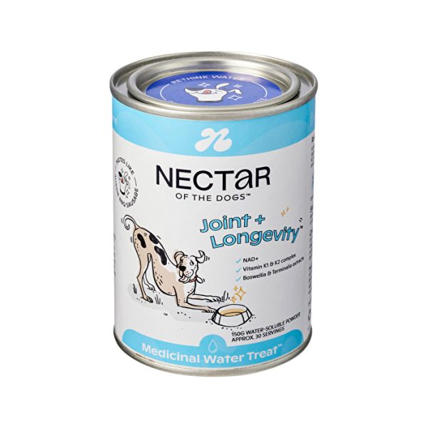 Nectar Of The Dogs Joint + Longevity (Medicinal Water Treat) Soluble Powder 150g on Sale