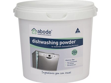 Abode Cleaning Products Abode Dishwashing Powder (for Automatic Dishwashing Machines) Bucket 4kg Supply