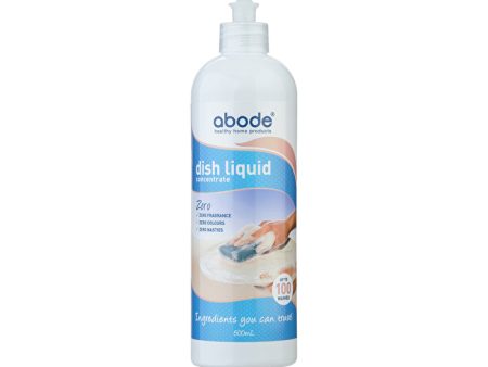 Abode Cleaning Products Abode Dish Liquid Concentrate Zero 500ml Cheap