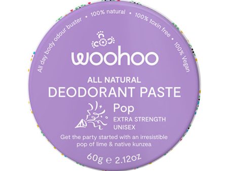 Woohoo Deodorant Paste Pop (Extra Strength) Tin 60g Cheap