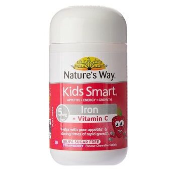 NATURE S WAY Kids Smart Iron And Vitamin C Chewable  50 capsules Sale