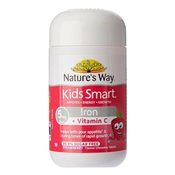 NATURE S WAY Kids Smart Iron And Vitamin C Chewable  50 capsules Sale