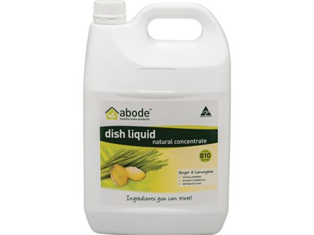 Abode Cleaning Products Abode Dish Liquid Concentrate Ginger & Lemongrass 4000ml Fashion