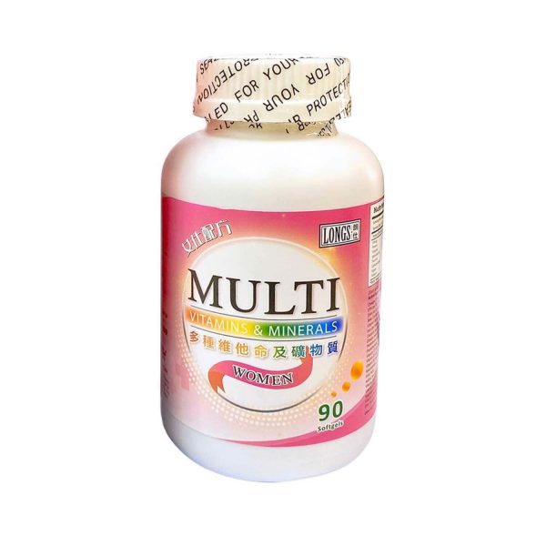 LONGS Multi Vitamins & Minerals  90 softgels Online Hot Sale