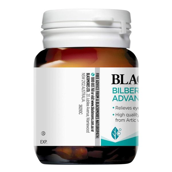 Blackmores Bilberry Eye Support Advanced  30 capsules Online Sale