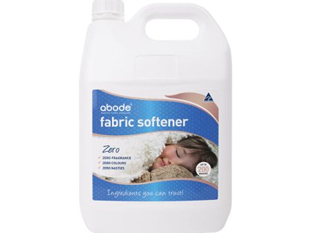 Abode Cleaning Products Abode Fabric Softener (Front & Top Loader) Zero 4000ml Discount