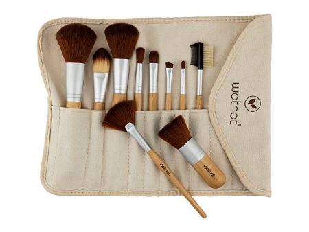 Wotnot Naturals Vegan Makeup Brushes x 10 Set on Sale