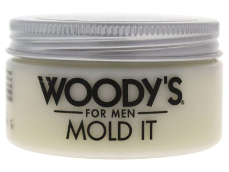 Woodys Mold It Medium Hold Matte Styling Paste by Woodys for Men - 3.4 oz Paste Online Hot Sale