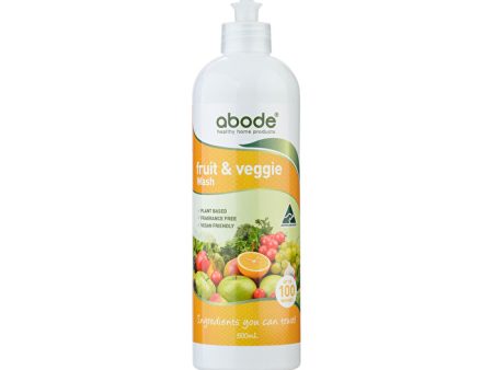 Abode Cleaning Products Abode Fruit & Veggie Wash 500ml Hot on Sale