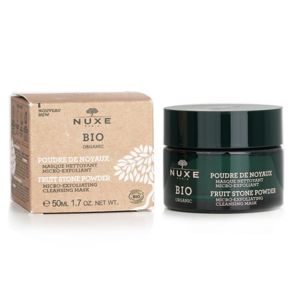 Nuxe Bio Organic Fruit Stone Powder Micro-Exfoliating Cleansing Mask 50ml 1.7oz Online now