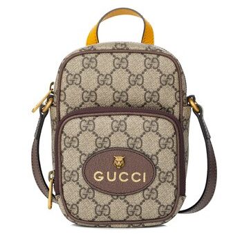 Gucci Neo Vintage GG Supreme Shoulder Bag 658556  Brown For Cheap