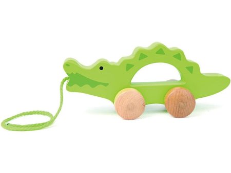 Hape Pull Toy - Crocodile  Fixed Size Sale