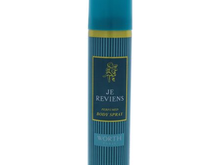 Worth Je Reviens by Worth for Women - 2.5 oz Body Spray Supply