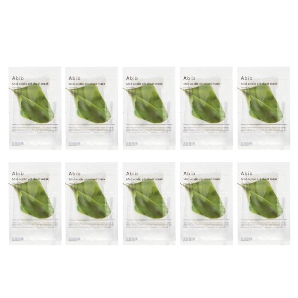 Abib Mild Acidic pH Sheet Mask Heartleaf Fit  30mlx10pcs Online Hot Sale